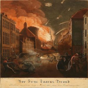 Vor Frue Taarns Brand by Gerhard Ludwig Lahde