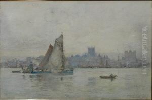 Rochester On The Medway by James Garden Laing
