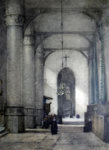 Church Interior by James Garden Laing