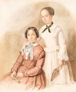 Due Donne In Posa by Francesco Lair