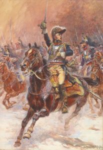 Le General D'hautpoul Et Les Cuirassiers by Alphonse Lalauze