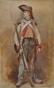 Soldat De L'an Ii. by Alphonse Lalauze
