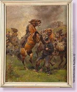 L'artillerie Belge En 1915 by Alphonse Lalauze