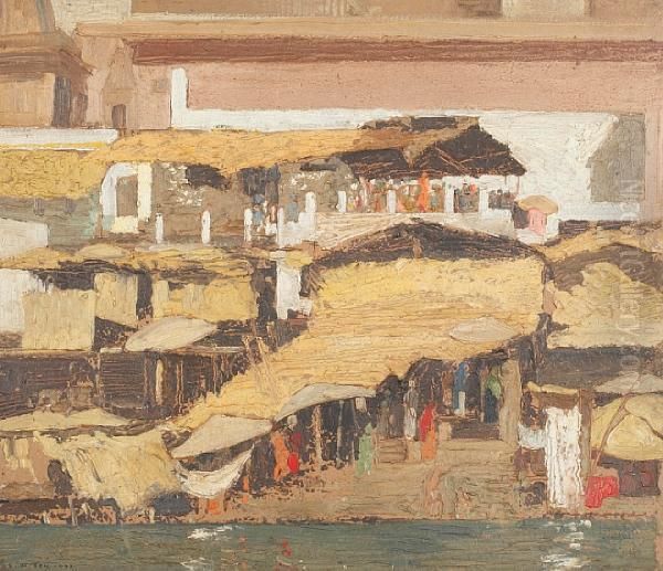 Benares Ghat - view 1