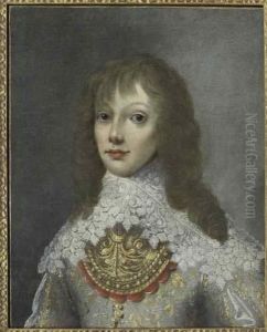 Portrait Presume De Charles Iiie, Fils De Nicolas De Baignart 
Et De Demoiselle Marie De Moncy.