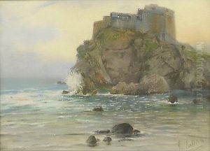 Marina Con Castello by Giuseppe Lallich