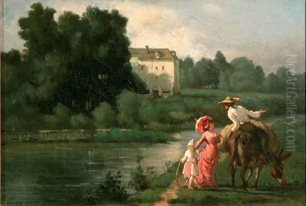 "rencontre Au Bord De L'eau". - view 1