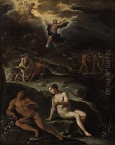 The Garden Of Eden by Giovan Battista Lama