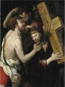 Cristo Portacroce by Giovanni Bernardo Lama