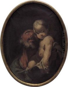 San Giuseppe Con Bambino by Giulia Lama