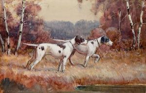 Pointers In A Landscape by Frederick Mortimer Lamb