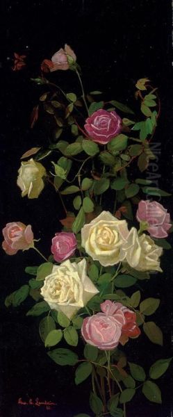 Pink And Yellow Roses - view 1