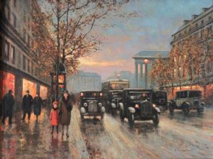 Parisian Street Scene Parisian Street Scene