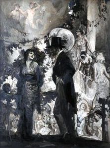 Self Portrait With Family by George Lambert