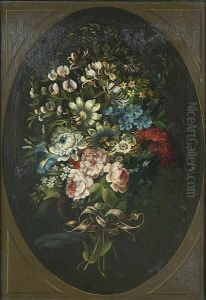 Floral Still Life Depicting Honeysuckle