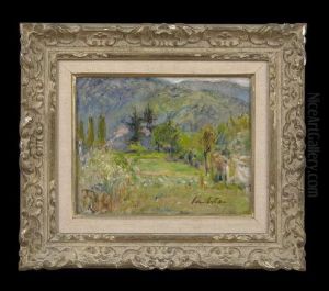 Mountainous Spring Landscape by Joseph Lamberton