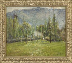 Landscape With A Farmhouse by Joseph Lamberton