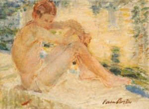 Jeune Baigneur by Joseph Lamberton
