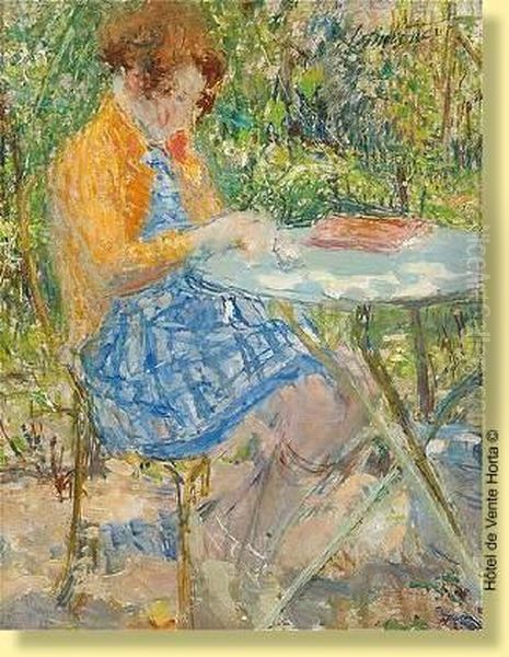 Jeune Fille Au Jardin - view 1