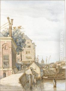 The Schuitenvoerdersstijger At The Kamperhoofd by Gerrit Lamberts