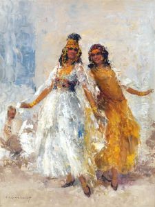 DanseusesOuled-nails by William Adolphe Lambrecht