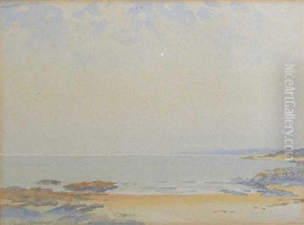Peaceful Beach Scene - view 1