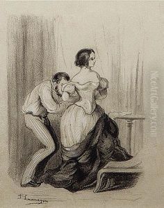 Escena De Interior by Francisco Lameyer