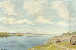 Landscape On The Volga River