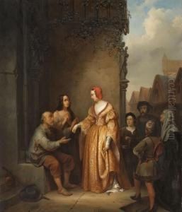 Das Almosen by Arie Johannes Lamme