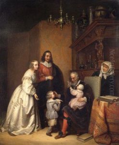 Csaladi Unnep by Arie Johannes Lamme