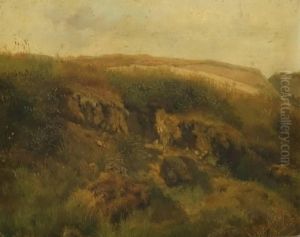 Paysage Pres D'audenarde by Jean-Pierre-Francois Lamoriniere