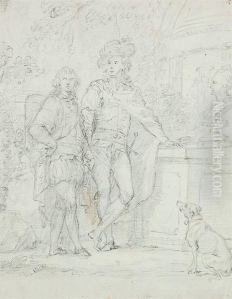 Study Of Grand Dukes Konstantin - view 1