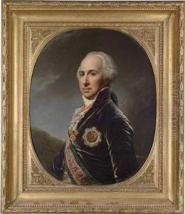 Bildnis Des Grafen Rudolf Von Wrbna by Johann Baptist the Elder Lampi