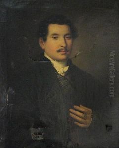 A Portrait Of A Gentleman, Half-length by Johann Baptist the Elder Lampi