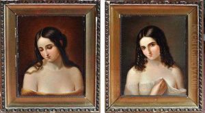 Bust Portraits Of Young Women