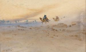 Caravane Dans Le Desert