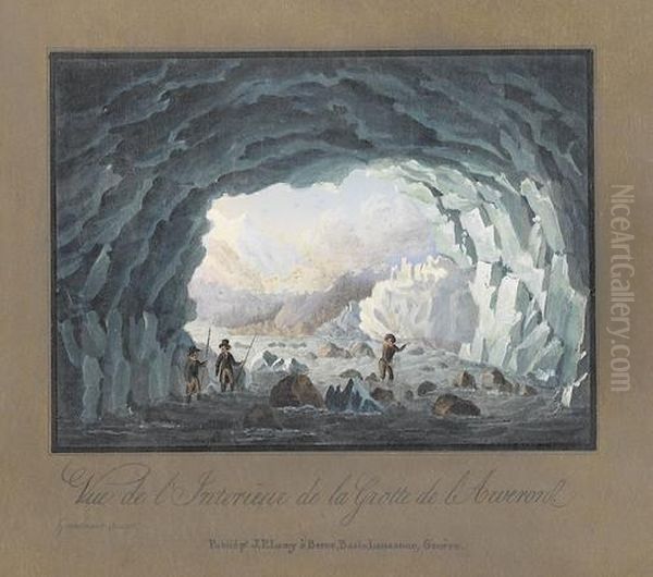 "vue De L'interieur De La Grotte De L'awerone" - view 1