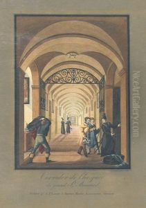 Corridor De L'hospice Du Grand St. Bernard by Johann Peter Lamy