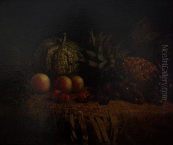 Fruit On A Rush Mat Ledge - view 1
