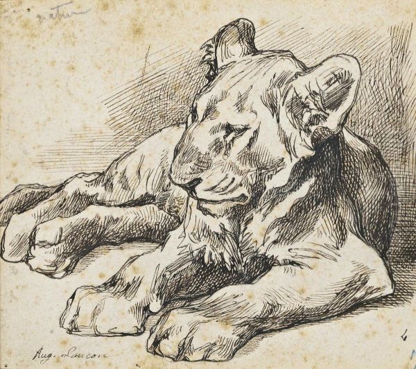 Study Of A Lion Cub - view 1