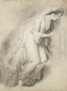 Etude Pour La Figure De Haidee Dans <la Mort De Don Juan>