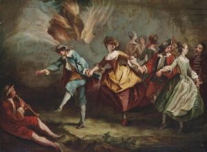 Le Feu by Nicolas Lancret