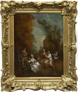 The Conversation Galante by Nicolas Lancret