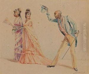 La Mulata Adelantada by Victor Patricio Landaluze