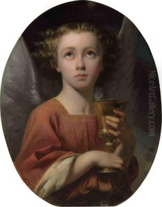 An Angel Holding A Chalice