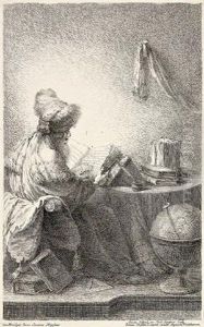 Ein Gelehrter In Der Stube by Ferdinand Landerer