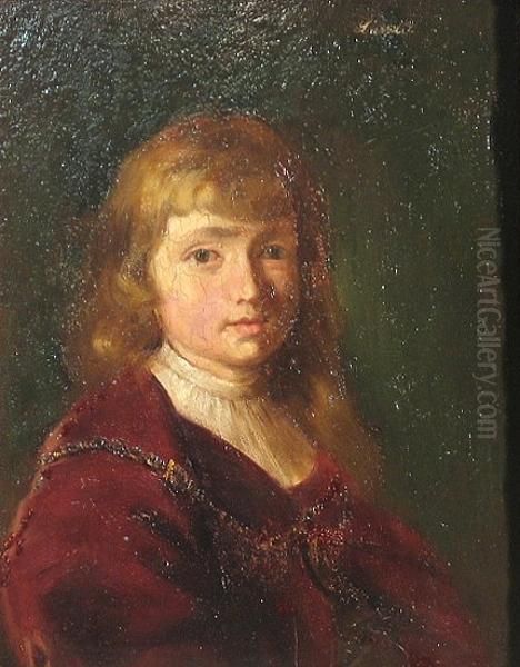 A Portrait Of A Boy In Red - view 1
