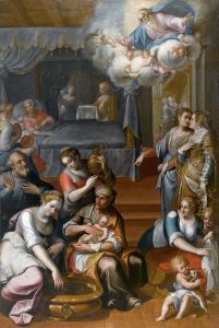 Nascita Della Vergine by Paolo Camillo Landriani