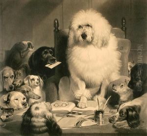 Laying Down The Law by Sir Edwin Henry Landseer