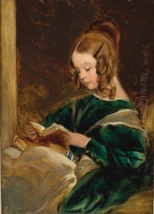 Study Of Rachel (lady Rachel Russell) by Sir Edwin Henry Landseer